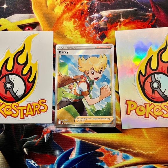 Pokemon | Other | Pokmon Barry Trainer Brilliant Stars Card | Poshmark